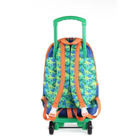 United Colors of Benetton 03661 File Cepli Erkek Çocuk Yeşil Çekçekli İlkokul Çantası