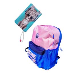 United Colors of Benetton 03844 Çift Bölmeli Okul Sırt Çantası