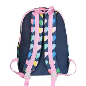 United Colors of Benetton 13026 Mini Kalp Desenli Kız Çocuk Sırt Çantası