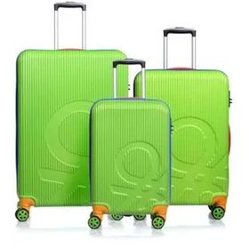 United Colors of Benetton 14BNT100 Yeşil 3'lü Set Bavul