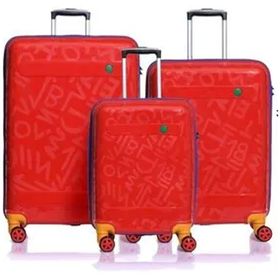 United Colors of Benetton 14BNT200 Kırmızı 3'lü Set Bavul