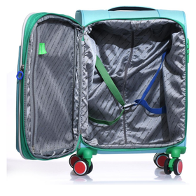United Colors of Benetton 14BNT2100-01-AQ Aqua Büyük Boy Bavul