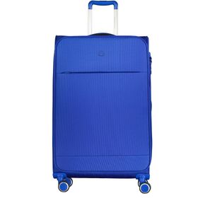 United Colors of Benetton 14BNT2300-01 Mavi Kumaş Çift Taraflı Fermuarlı Kapama 70 cm Büyük Boy Valiz