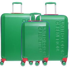United Colors of Benetton 14BNT600 Yeşil 3'lü Set Bavul