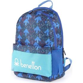 United Colors of Benetton 3724 Lacivert Çift Bölmeli Unisex İlkokul Sırt Çantası