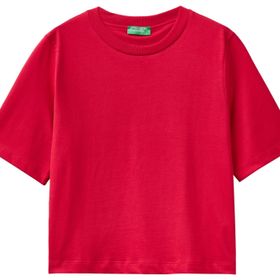 United Colors of Benetton 3GA2E16A2 Koyu Kırmızı Kadın T-Shirt