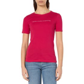 United Colors of Benetton 3GA2E16A2 Koyu Kırmızı Kadın T-Shirt