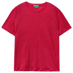 United Colors of Benetton 3GA2E16A2 Koyu Kırmızı Kadın T-Shirt