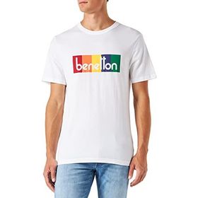 United Colors of Benetton 3I1XU100A Beyaz Erkek T-shirt