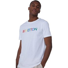 United Colors of Benetton 3I1XU100A Beyaz Erkek T-shirt