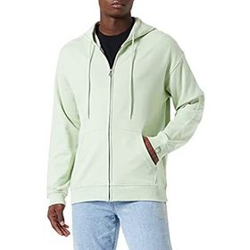 United Colors of Benetton 3J68U5001 Siyah Kapüşonlu Fermuarlı Erkek Sweatshirt