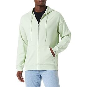 United Colors of Benetton 3J68U5001 Siyah Kapüşonlu Fermuarlı Erkek Sweatshirt
