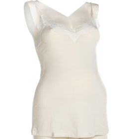 United Colors of Benetton 3U113H235 Krem Dantel Detaylı Askılı Viskon Kadın Pijama
