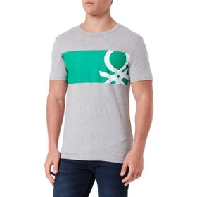 United Colors of Benetton 501 Açık Gri Melanj Erkek Şort