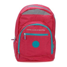 United Colors of Benetton 95000 Pembe Turkuaz Unisex Sırt Çantası