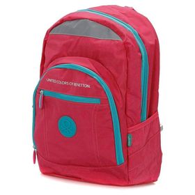 United Colors of Benetton 95000 Pembe Turkuaz Unisex Sırt Çantası