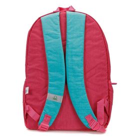 United Colors of Benetton 95000 Pembe Turkuaz Unisex Sırt Çantası