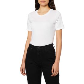 United Colors of Benetton Bisiklet Yaka Kısa Kollu Basic Beyaz Kadın T-Shirt