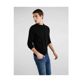 United Colors Of Benetton Bisiklet Yaka Merino Kazak Erkek Triko, Mavi (Mavi Melanj 5F6), X-L (Üretici Ölçüsü: Xl)