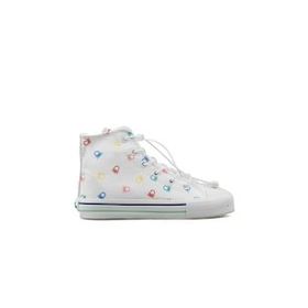 United Colors of Benetton BN30183 Beyaz Unisex Çocuk Ayakkabı