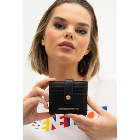 United Colors of Benetton BNT-1243 Siyah Kadın Cüzdan
