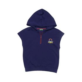 United Colors of Benetton BNT-G20492 Lacivert Kız Çocuk T-shirt