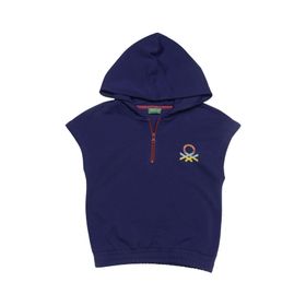 United Colors of Benetton BNT-G20492 Lacivert Kız Çocuk T-shirt