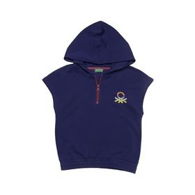United Colors of Benetton BNT-G20492 Lacivert Kız Çocuk T-shirt