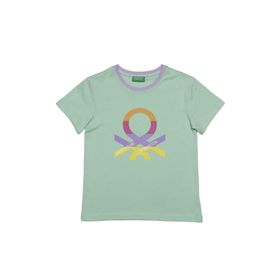 United Colors of Benetton BNT-G20495 Mint Kız Çocuk T-shirt