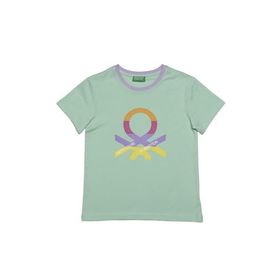 United Colors of Benetton BNT-G20495 Mint Kız Çocuk T-shirt