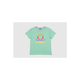 United Colors of Benetton BNT-G20495 Mint Kız Çocuk T-shirt