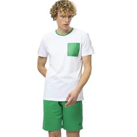 United Colors of Benetton BNT-M20446 Beyaz-Yeşil Erkek T-shirt