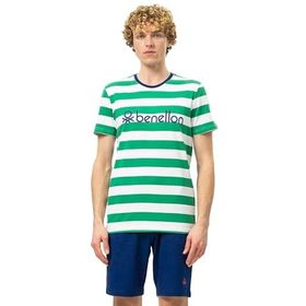 United Colors of Benetton BNT-M20454 Yeşil Erkek T-shirt
