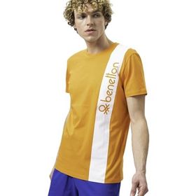 United Colors of Benetton BNT-M20474 Turuncu Erkek T-shirt