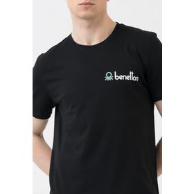 United Colors of Benetton BNT-M21125 Siyah Erkek T-shirt