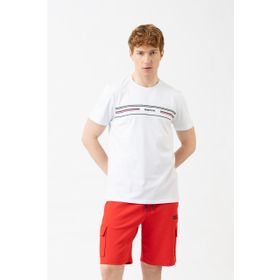 United Colors of Benetton BNT-M21135 Beyaz Erkek T-shirt