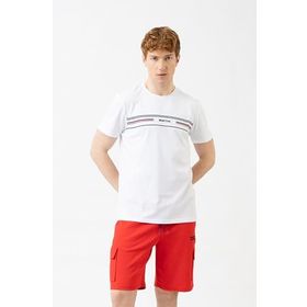 United Colors of Benetton BNT-M21135 Beyaz Erkek T-shirt