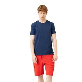 United Colors of Benetton BNT-M21172 Lacivert Erkek T-shirt