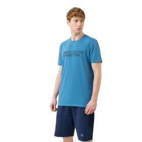 United Colors of Benetton BNT-M21184 Koyu Mavi Erkek T-shirt
