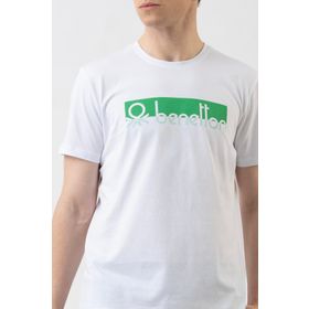 United Colors of Benetton BNT-M21196 Beyaz Erkek T-shirt