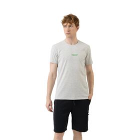 United Colors of Benetton BNT-M21198 Gri Melanj Erkek T-shirt
