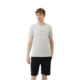 United Colors of Benetton BNT-M21198 Gri Melanj Erkek T-shirt