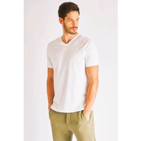 United Colors of Benetton BNT-M21200 Beyaz Erkek T-shirt