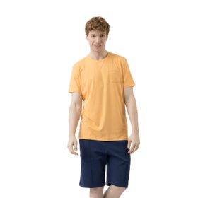 United Colors of Benetton BNT-M21439 Açık Turuncu Erkek T-shirt