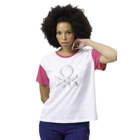 United Colors of Benetton BNT-W20371 Beyaz Kadın T-shirt