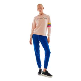 United Colors of Benetton BNT-W20694 Pembe Kapüşonlu Kadın Sweatshirt