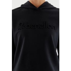 United Colors of Benetton BNT-W20722 Siyah Kadın Sweatshirt
