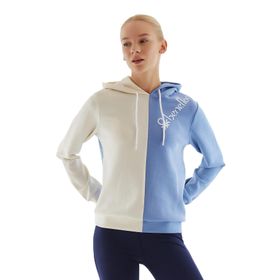 United Colors of Benetton BNT-W20724 Mavi Kapüşonlu Kadın Sweatshirt