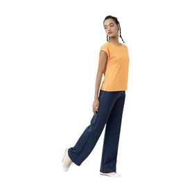 United Colors of Benetton BNT-W20979 Turuncu Kadın T-shirt