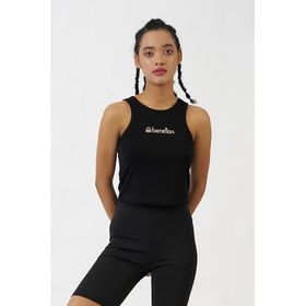 United Colors of Benetton BNT-W20983 Siyah Kadın Atlet